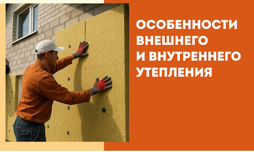 Какие особенности внешнего и внутреннего утепления в Хабаровске